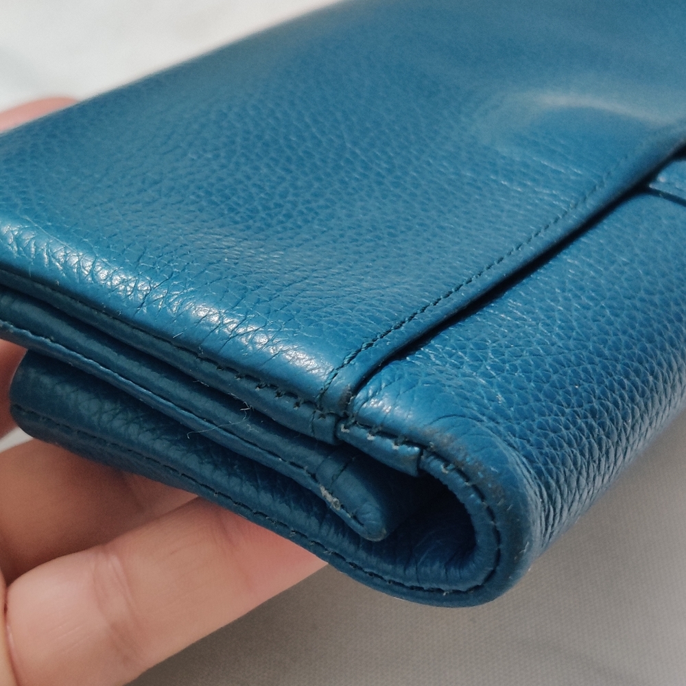 Brighton Turquoise Blue Nolita Wallet - Picture 11 of 13